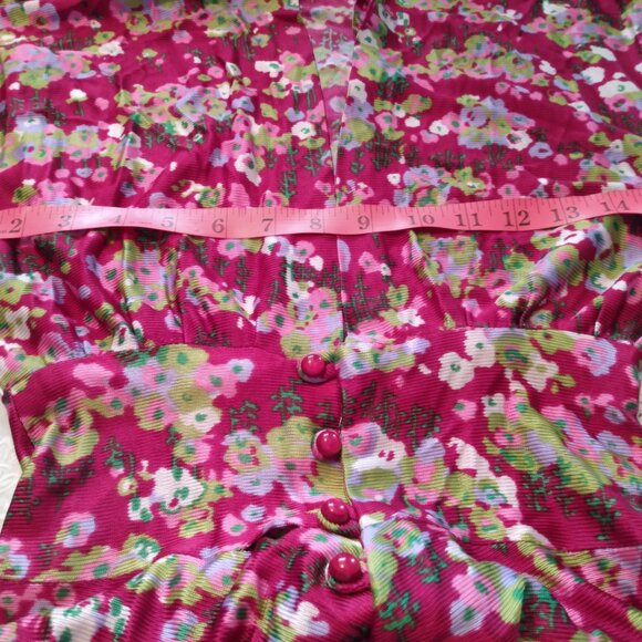 Vintage Peignoir Robe Over Dress 28" Bust 22" Waist Dressing Gown Dress Duster - Picture 16 of 16